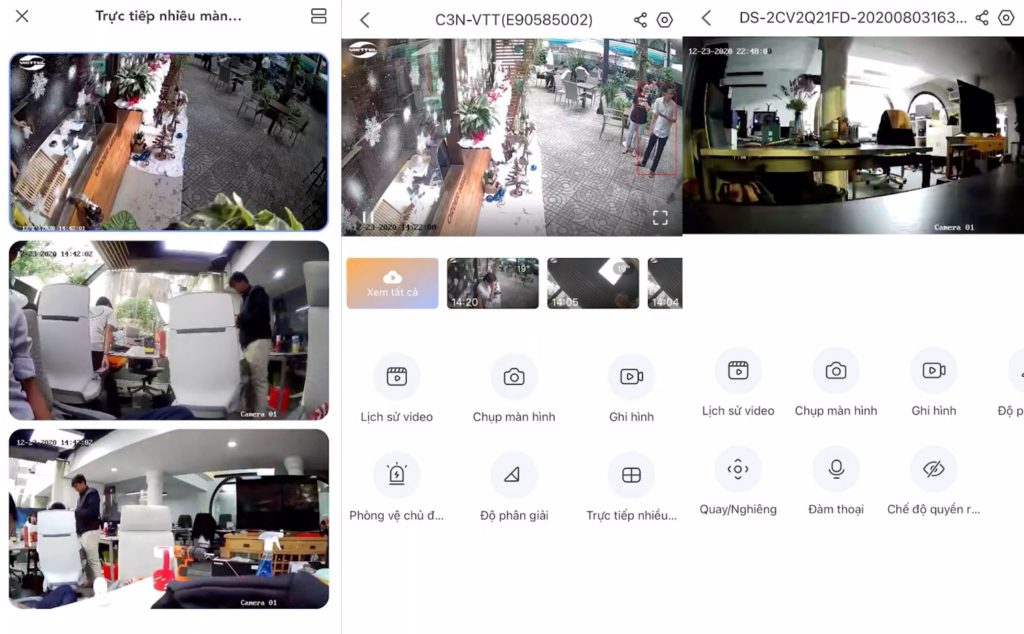 hình ảnh camera viettel trong nhà