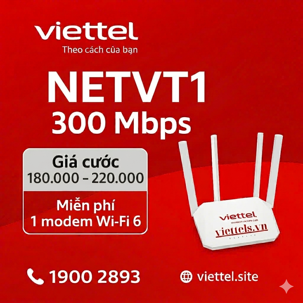 gói netvt1 viettel